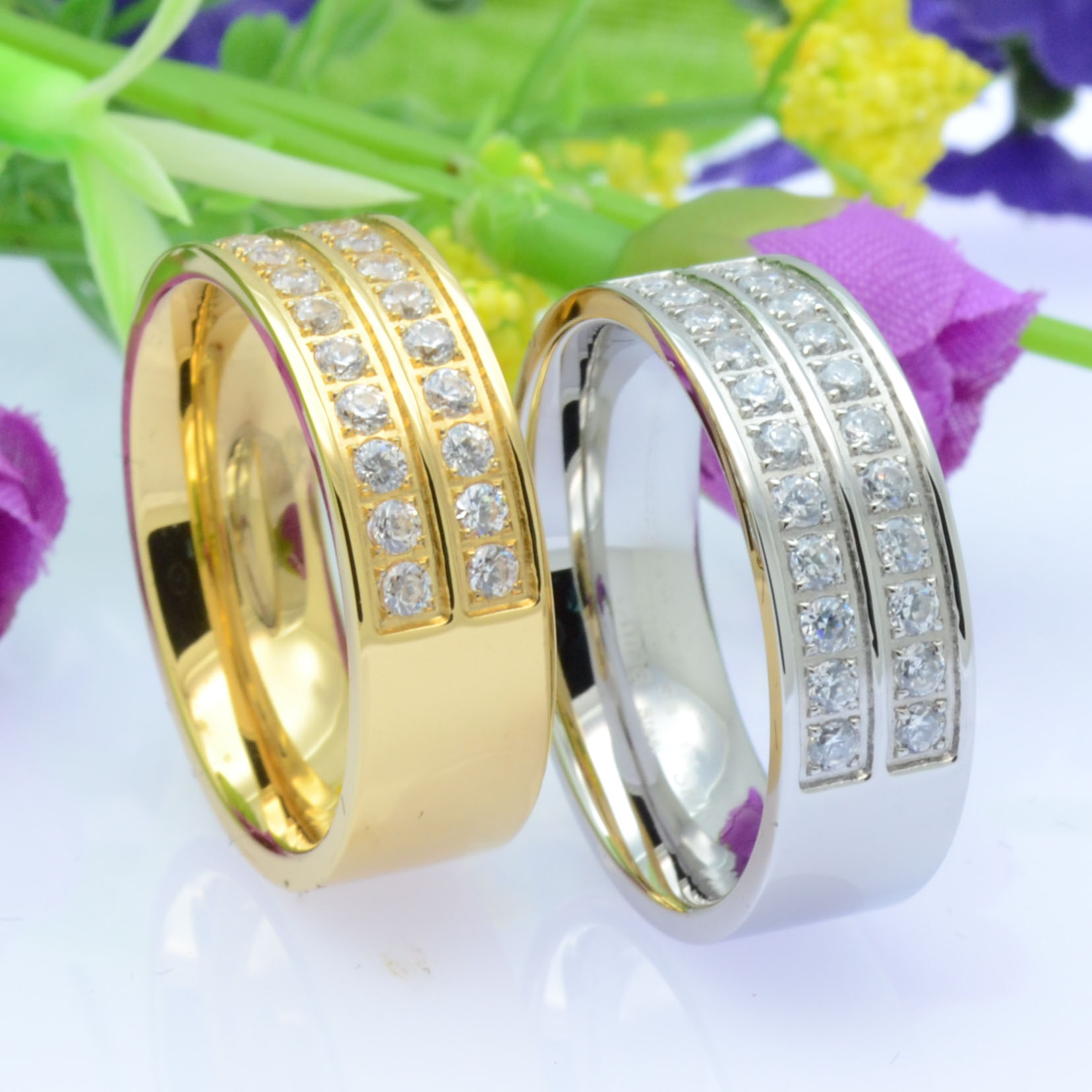 Stainless Steel Titanium Wedding Rings