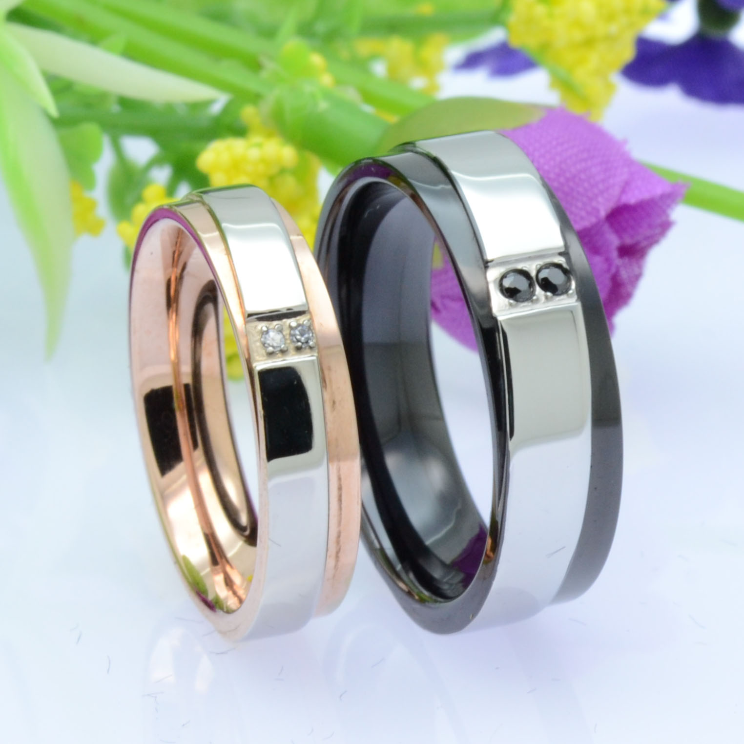 Stainless Steel Titanium Wedding Rings