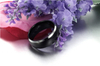 Solid Black Color Pure Tungsten Carbide Rings Engagement Wedding Rings Men Rings Jewelry