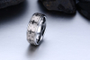 Men's Tungsten Steel Repeating Cross Design Statement Ring