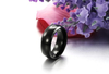 Solid Black Color Pure Tungsten Carbide Rings Engagement Wedding Rings Men Rings Jewelry