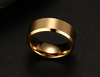 Trend Jewelry Wholesale Anti-Scratch 18k Gold Plated Tungsten Steel Ring for man