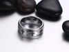 Men Vintage Tungsten Carbide Christian Catholic Crosses Wedding Band Engagement Rings