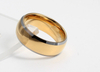 Solid Gold Color Pure Tungsten Carbide Rings Engagement Wedding Rings Men Rings Jewelry