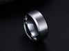 Ready To Ship Comfort Fit 6mm 8mm Silver Tungsten Wedding Ring