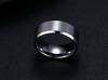 Ready To Ship Comfort Fit 6mm 8mm Silver Tungsten Wedding Ring