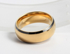 Solid Gold Color Pure Tungsten Carbide Rings Engagement Wedding Rings Men Rings Jewelry